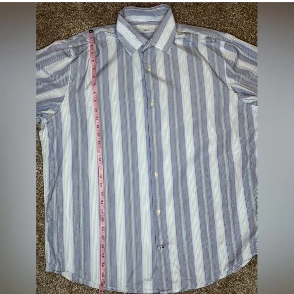 Banana Republic Striped Button Up Dress Shirt - Picture 4 of 5